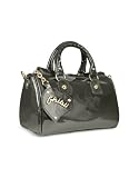 Ghibli Gray Patent Leather Evening Mini Handbag
