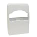 Hospeco Health Gards HG-2 Quarter-Fold White Plastic Wall Mounted Capacity Toilet Seat Cover Dispenser