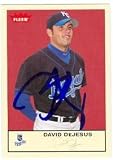 David DeJesus autographed Baseball Card (Kansas City Royals)