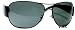 PRADA SPR52G 1BO-1A1 MATTE BLACK METAL AVIATOR SUNGLASSES