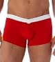 Go Softwear Cotton Lycra Square-Cut V-Boxer Brief 148_2023 M/Red/Gold