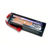 11.1V 5000mAh 25C Li-Polymer Battery Pack with Deans Connector for RC cars by Tenergy