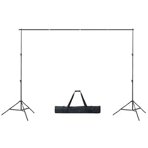 SP2000 Backdrop Background Support Stand For Muslins, Scenic Backdrops and Chromakey Greenscreens or Bluescreens