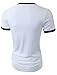 OLLIN1 PREMIUM Mens Classic Short Sleeve Crew Neck Cotton Ringer T Shirt