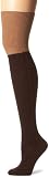 Anne Klein Women's Contrast Turn Cuff Over The Knee Socks