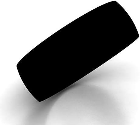 High Performance Flexible Silicone Men's Wedding Band Ring- Black, Grey, for Active Lifestyle Durable and Safe for Athletics, Outdoors, Lifetime Warranty