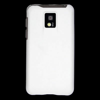Snap on Hard Plastic RUBBERIZED WHITE Cover Sleeve 