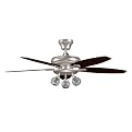 Kearny Click-In Ceiling Fan Nickel (52")