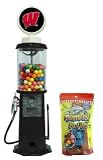 Black Retro Gas Pump Gumball Machine - NCAA Teams