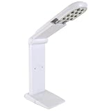Super Bright LED Rechargeable Travel Desk Lamp, White