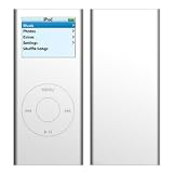 Solid State White Design Decal Skin Sticker for Apple iPod nano 2G (2nd Generation) 2GB/ 4GB/ 8GB Player