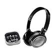 Coby CV215SVR Deep Bass Stereo Headphones and Earphones (Silver)