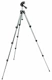 Manfrotto MK393-H Foto-Video Stativ-Kit Midi mit integriertem 3-Wege-Neiger und Schnellwechseleinrichtung