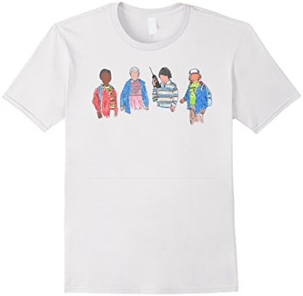 Men's Stranger Shirt Things - the Friends Shirt Large White