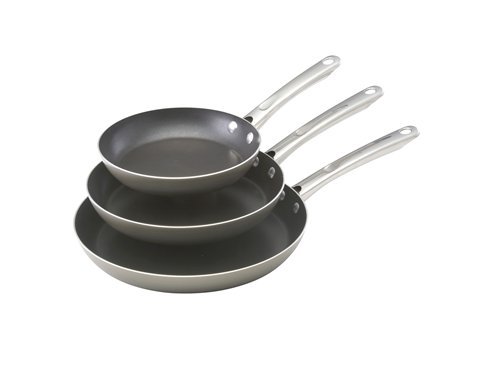 Farberware Skillet Set Triple Pack with Stainless Handles