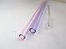 Glass Straws- Straight Pink and Purple