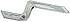 National Hardware SP15BC Open Bar Holder, Zinc Plated