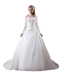 Sweetheart Lace Taffeta Wedding Dress  with a Court Train 