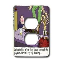 Londons Times Funny Relationships Cartoons - Tap Dancing - Light Switch Covers - 2 plug outlet cover