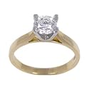 Eighteen Carat Gold Diamond Solitaire Ring
