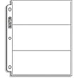 Ultra-Pro 3-Pocket Pages (Landscape Style) - 100 Pages per box