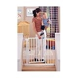Metal Auto-Close Safety Gate - White
