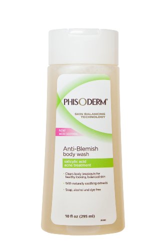 Special pack of 5 PHISODERM BLEMISH BODY WASH 10 oz X 5