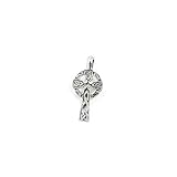 Claddagh Pendant - Sterling Silver Irish Celtic Knot Cross Pendant
