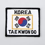 Blitz Sport Embroidered Badge - Korean Tae Kwon Do (A51)