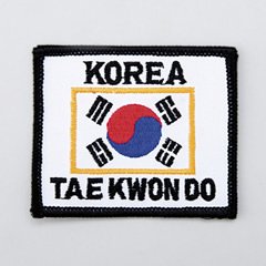 Blitz Sport Embroidered Badge - Korean Tae Kwon Do (A51)