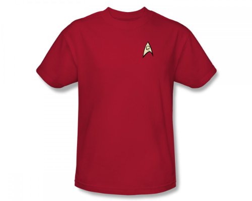  Star Trek USS Enterprise Security & Engineering Crew Scotty Uniform T-Shirt