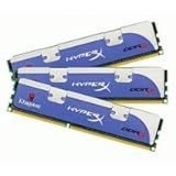 Kingston HyperX - Memory - 3 GB ( 3 x 1 GB ) - DIMM 240-pin - DDR3 - 1375 MHz / PC3-11000 - CL7 - 1.65 V - unbuffered - non-ECC