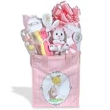 Precious Moments: Small Diaper Bag Gift Set - Pink Girl with Goose
