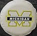 University of Michigan New Logo Tire Cover - White