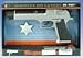 Silver Combat Semi Automatic Military Pistol Toy Gun