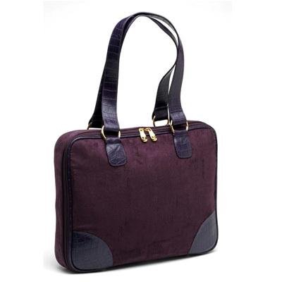 Eggplant 17 Laptop case (Faux Suede)