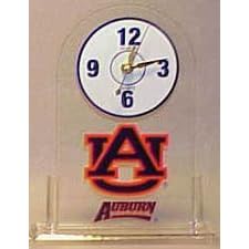 Auburn Tigers Clear Desk Clock NCAA College Athletics Fan Shop Sports Team Merchandise by 