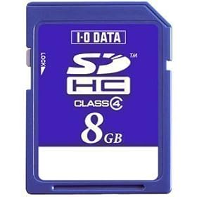 I-O DATA SDHC�������[�J�[�h 8GB �X�s�[�h�N���XClass4 SDH-F8G