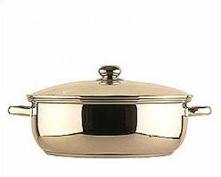 Kinetic Classicor  Stainless Steel 10 Quart Covered Casserole Pan with Buffet Handles