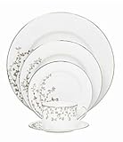 Kate Spade Gardner Street Platinum Dinner Plate