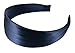 Smoothies Pleated Wide Headband-Navy 01206