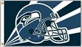 Seattle Seahawks 3x5 Helmet Design Flag - B0002KHGYQ