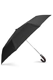 Automatic Open Wooden Crook Handle Umbrella