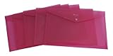 Produkt-Bild: REXEL Dokumententaschen ICE/2101661 A4 transparent pink PP Inh.5