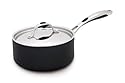 Typhoon Greenpan Aluminium Induction Saucepan, Vienna Black, 20 cm