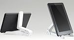 Desk & Travel Portable, Fold-Up Stand for Apple all iPad, iPad mini / Samsung Galaxy Tab (7 inch) for any tablets, netbooks or devices (White)