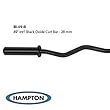 Hampton Fitness 49 Olympic Curl Bar Black Oxide