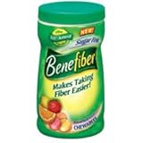 Benefiber Fiber Supplement, Sugarfree Chewable Tablets Assorted Flavors  100 ea