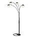 Nova 4431 Metropolix Arc Floor Lamp in Dark Brown