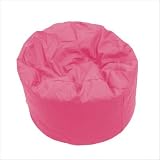 Jumbo Cotton Twill Bean Bag with Liner in Pink